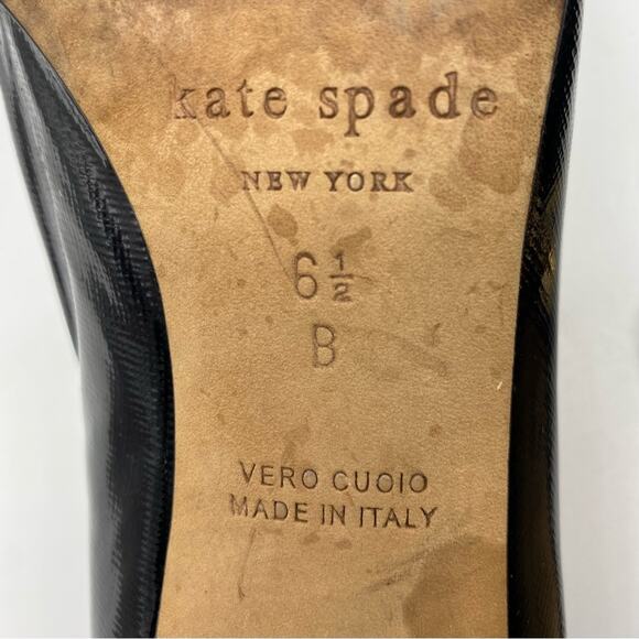 Kate Spade Antonella Gold Bow Heels size 6.5 - Picture 13 of 14